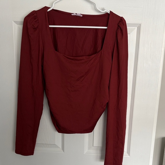 Tops - Elegant Red Women's Top